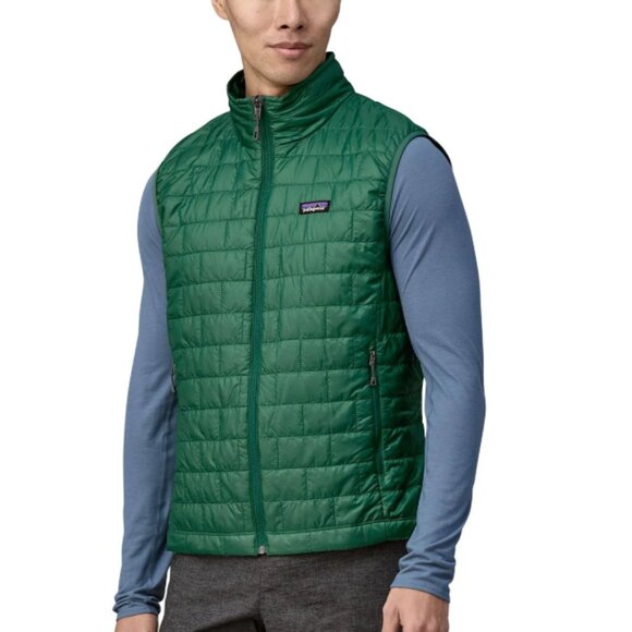 NWT Patagonia Men's Nano Puff Vest Men's Size M Conifer Green Lightweight $189